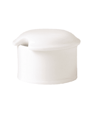 Monaco White Dipper Pot / Mustard Pot - CASE QTY - 12
