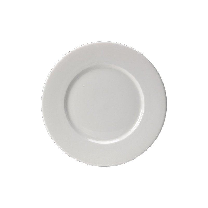Monaco White Plate Wide Rim 32cm - CASE QTY - 6