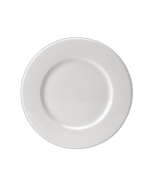 Monaco White Plate Wide Rim 15.75cm 6 1 / 4  - CASE QTY - 36