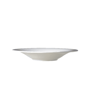 Monaco White Gourmet Rim Coupe Bowl 28.5cm - CASE QTY - 6