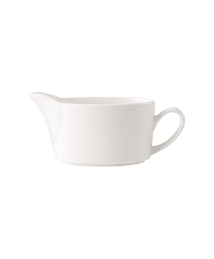 Monaco White Sauce Boat Vogue 34cl 12oz - CASE QTY - 6