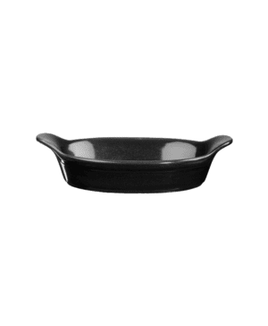 Churchill Cookware Metallic Black Small Round Eared Dish