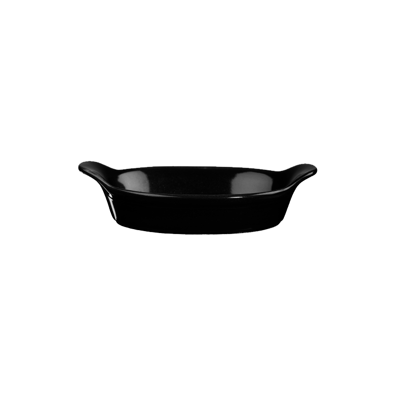 Churchill Cookware Metallic Black Small Round Eared Dish