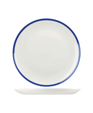 Churchill Retro Blue Coupe Plate