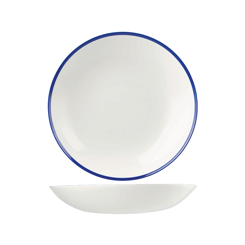 Churchill Retro Blue Coupe Bowl