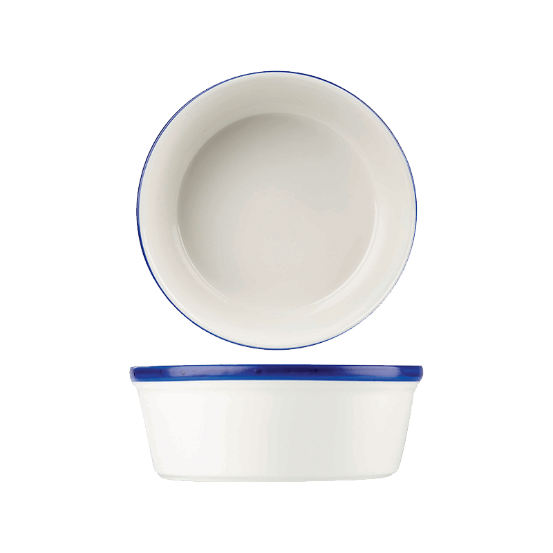 Churchill Retro Blue Round Pie Dish