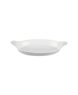 Churchill Cookware White Large Oval Eared Dish
