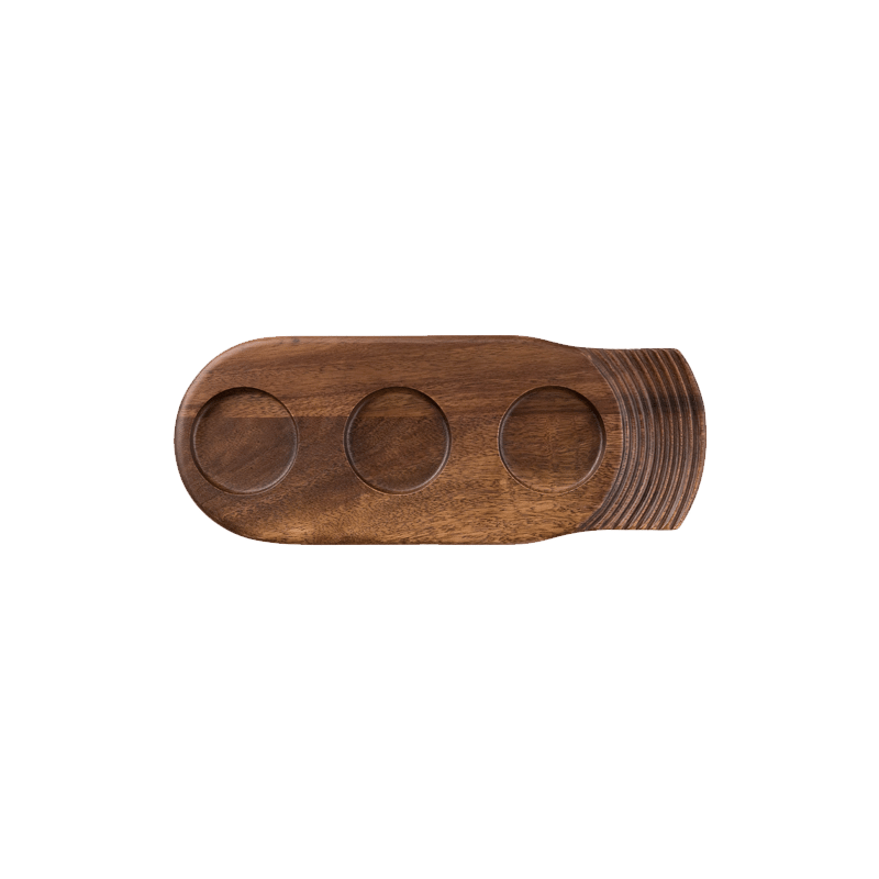 Churchill Acacia Wood Medium Single Handled Tray