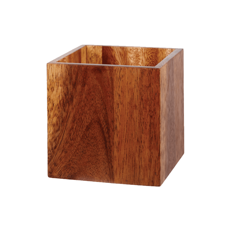 Churchill Acacia Wood Medium Buffet Cube