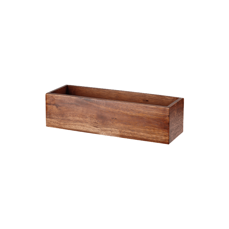 Churchill Acacia Wood Large Rectangular Riser