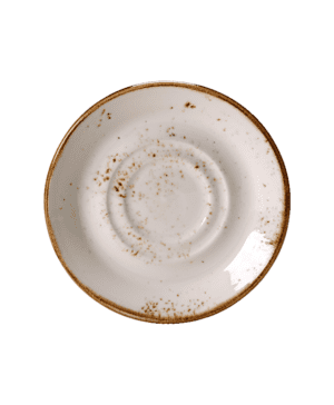 Craft White Large Double Well Saucer