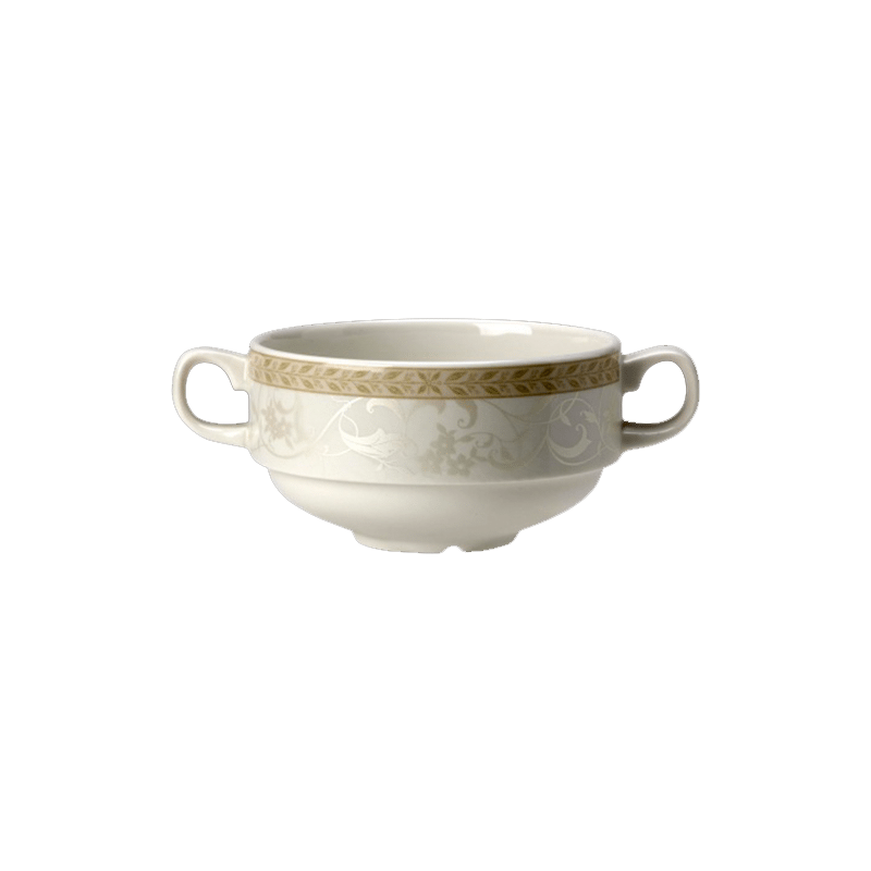 Antoinette Soup Cup Hdl Stacking 28.5cl 10oz - CASE QTY - 36