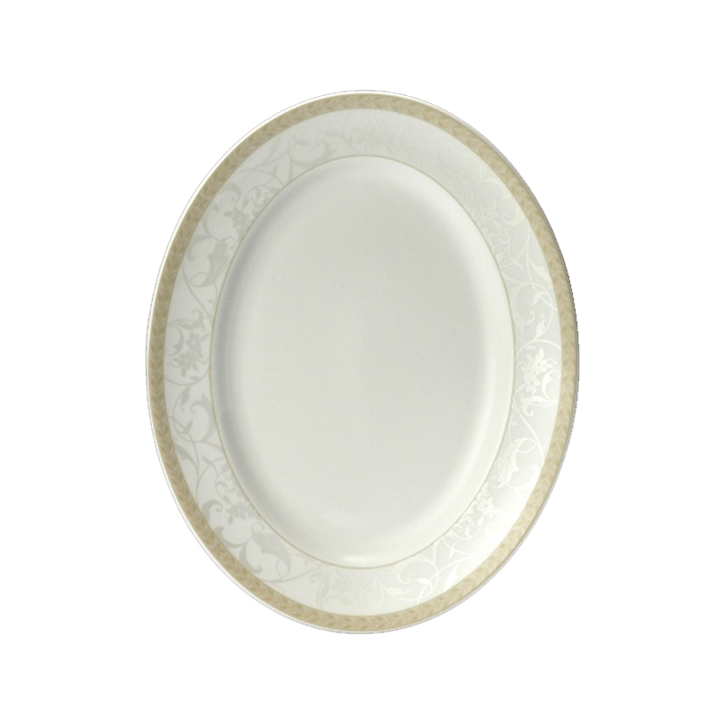 Antoinette Oval Vogue Plate 28cm 11  - CASE QTY - 12