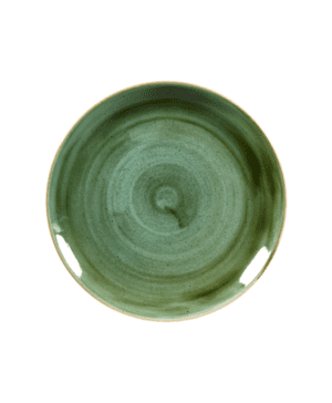 Churchill Stonecast Samphire Green Coupe Plate (28.8cm / 11 1/4" ) QTY 12