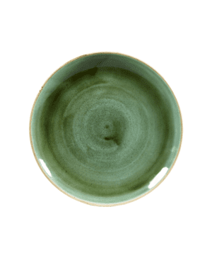 Churchill Stonecast Samphire Green Coupe Plate (21.7cm / 8 2/3" ) QTY 12