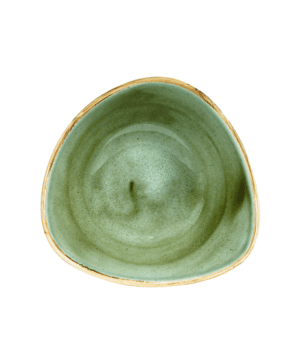 Churchill Stonecast Samphire Green Triangle Bowl (18.5cm 7 1/4") QTY 12