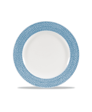 Churchill Isla Ocean Blue Plate - 17cm - 6⅝” - Case Qty 12