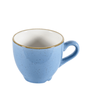 Churchill Stonecast Cornflower Blue Espresso Cup - 11cl 3.5oz - Case Qty 12