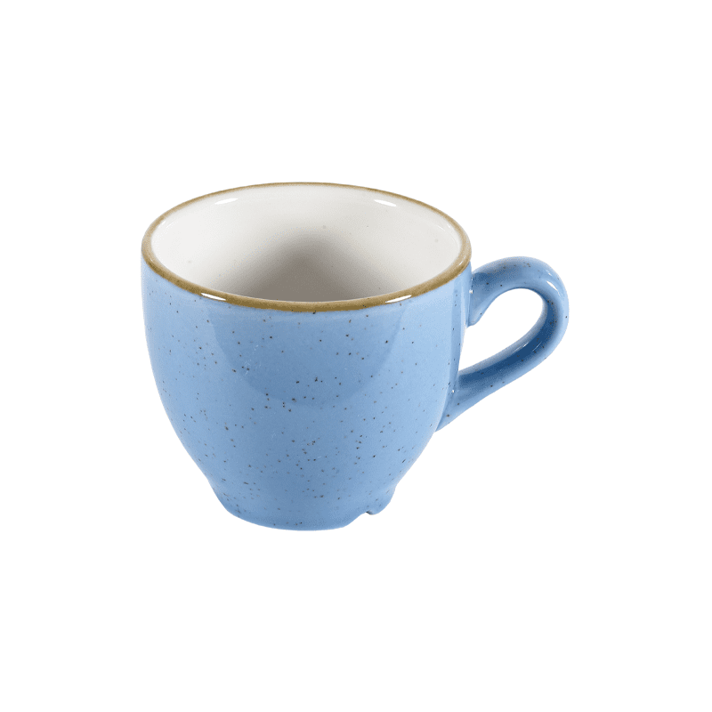Churchill Stonecast Cornflower Blue Espresso Cup - 11cl 3.5oz - Case Qty 12