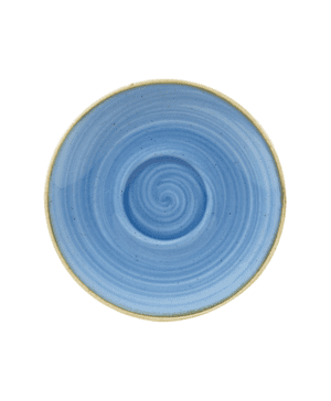 Churchill Stonecast Cornflower Blue Cappuccino Saucer - 15.6cm 6¼” - Case Qty 12