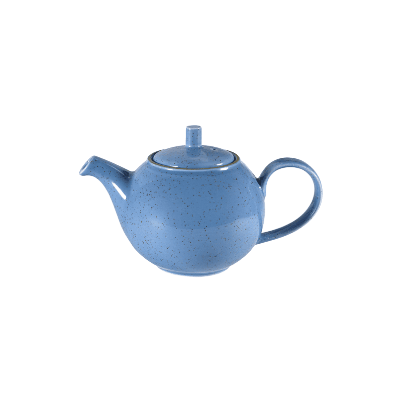 Churchill Stonecast Cornflower Blue Beverage Pot - 42.6cl 15oz - Case Qty 4
