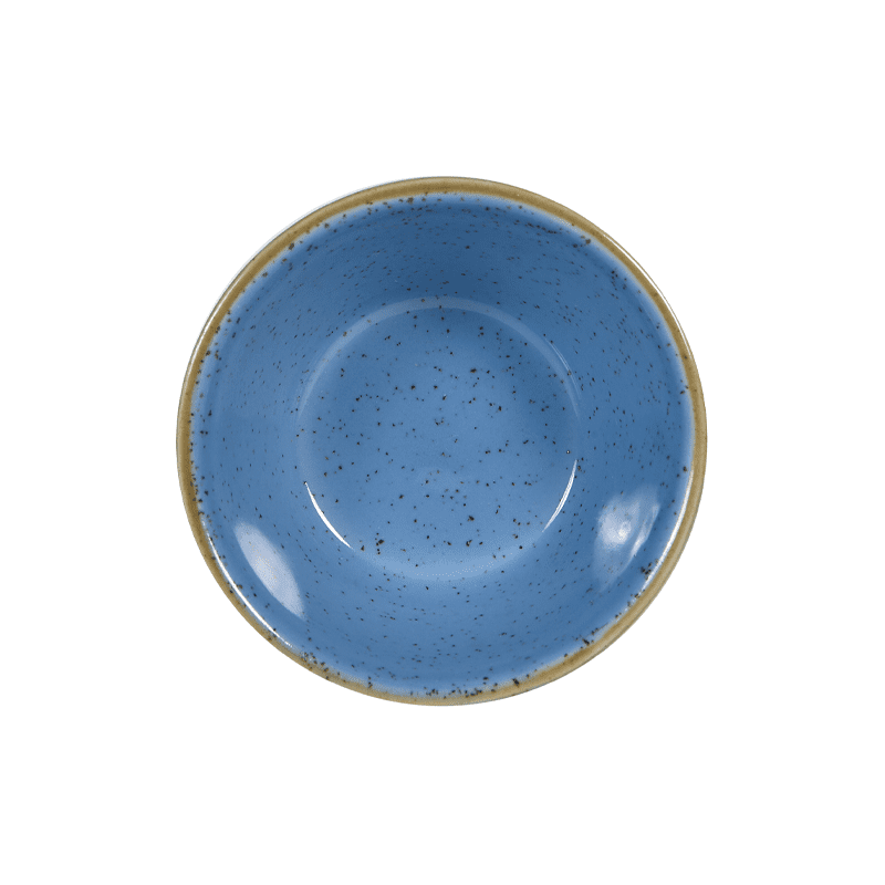 Churchill Stonecast Cornflower Blue Sauce Dish - 9cl 3oz - Case Qty 12