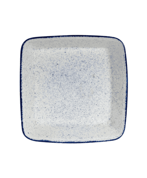 Churchill Stonecast Hints Indigo Blue Square Baking Dish - 25 x 25 x 6.2cm - Case Qty 6