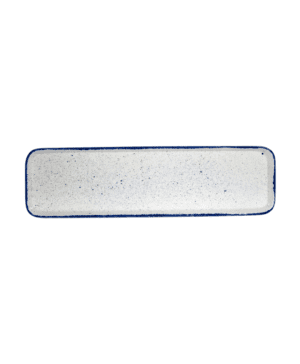 Churchill Stonecast Hints Indigo Blue GN2/4 Flat Counterserve - 53 x 15 x 2.5cm - Case Qty 4