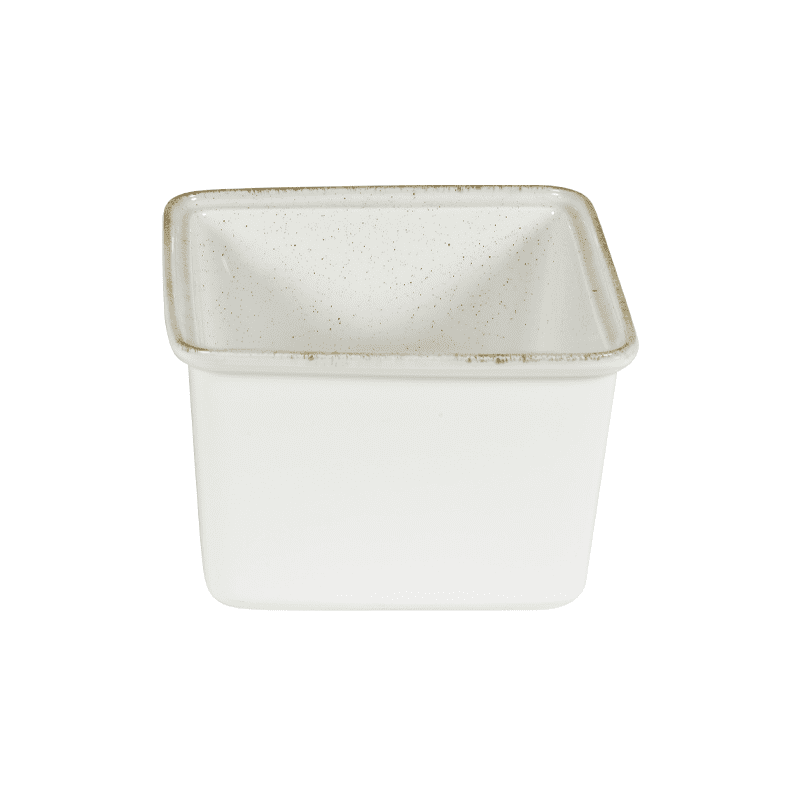 Churchill Stonecast Barley White Rectangular Casserole Dish - 18 x 19.4 x 11.5cm - Case Qty 4