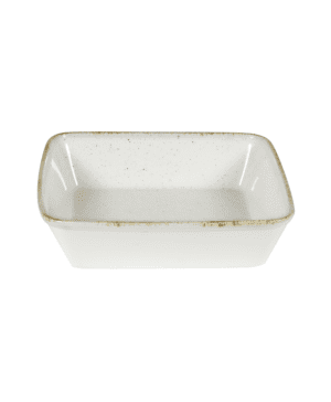 Churchill Stonecast Barley White Square Baking Dish - 25 x 25 x 6.2cm - Case Qty 6