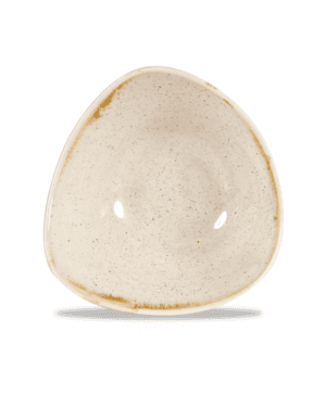 Churchill Stonecast Nutmeg Cream Triangle Bowl - 15.3cm 6” - Case Qty 12
