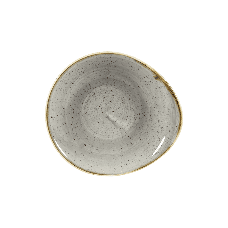 Churchill Stonecast Peppercorn Grey Round Dish - 18.5 x 16.8cm - Case Qty 12