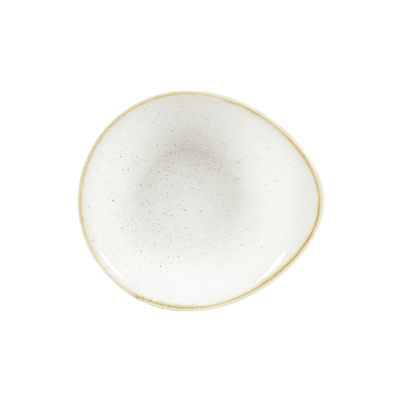 Churchill Stonecast Barley White Round Dish - 16 x 14.5cm - Case Qty 12