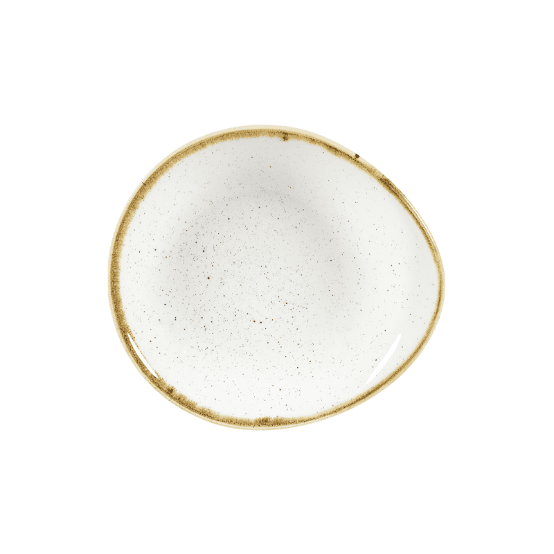 Churchill Stonecast Barley White Round Dish - 18.5 x 16.8cm - Case Qty 12