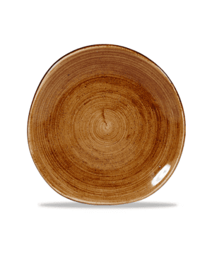 Churchill Stonecast Patina Vintage Copper Round Organic Plate - 18.6cm 7¼” - Case Qty 12