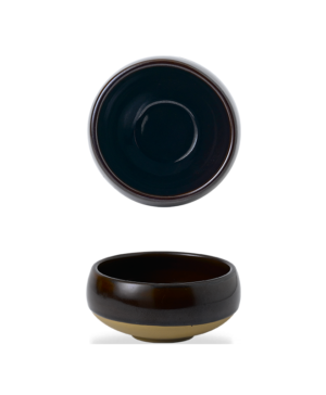 Churchill China Emerge Cinnamon Brown Deep   120mm 4¾"   - Case Qty - 12