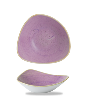 Stonecast Lavender Triangle Bowl