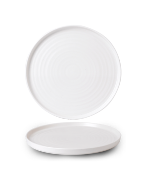 Churchill China Chefs' White Plates Walled   260mm 10¼"   - Case Qty - 6