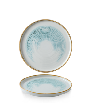 Churchill China Studio Prints Homespun Accents Aquamarine Walled   210mm 8¼"   - Case Qty - 6