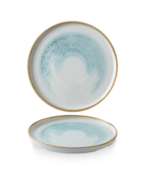 Churchill China Studio Prints Homespun Accents Aquamarine Walled   260mm 10¼"   - Case Qty - 6