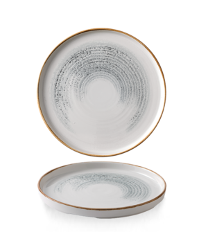 Churchill China Studio Prints Homespun Accents Jasper Grey Walled   260mm 10¼"   - Case Qty - 6