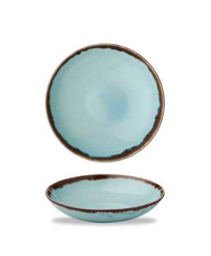 Dudson Harvest Turquoise Coupe   248mm 9¾"   - Case Qty - 12