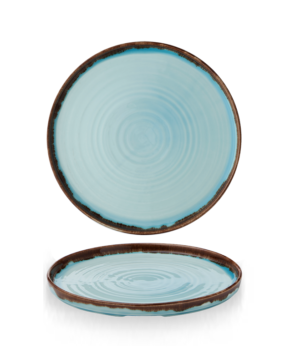 Dudson Harvest Turquoise Walled   260mm 10¼"   - Case Qty - 6