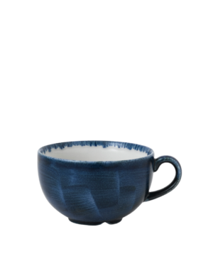 Churchill China Stonecast Plume Ultramarine Cappuccino 227ml 8oz     - Case Qty - 12