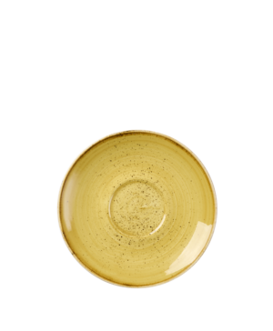 Churchill China Stonecast Mustard Seed Yellow Espresso   118mm 4½"   - Case Qty - 12
