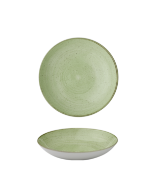 Churchill China Stonecast Sage Green Coupe   182mm 7¼"   - Case Qty - 12