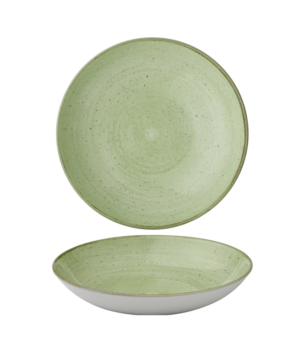Churchill China Stonecast Sage Green Coupe   248mm 9¾"   - Case Qty - 12