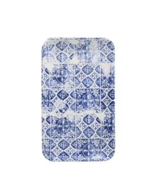 Dudson The Makers Collection - Porto Blue Organic Rectangular   270 x 160mm 10⅝ x 6¼"   - Case Qty - 12