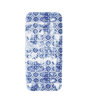 Dudson The Makers Collection - Porto Blue Organic Rectangular   346 x 156mm 13⅝ x 6¼"   - Case Qty - 6