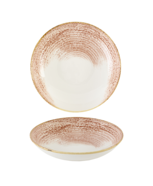 Churchill China Homespun Accents Coral Coupe   248mm 9¾"   - Case Qty - 12
